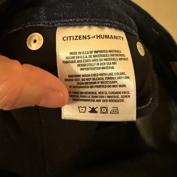 Citizens Of Humanity Dark Blue Slim Jeans - Picture 9 of 10
